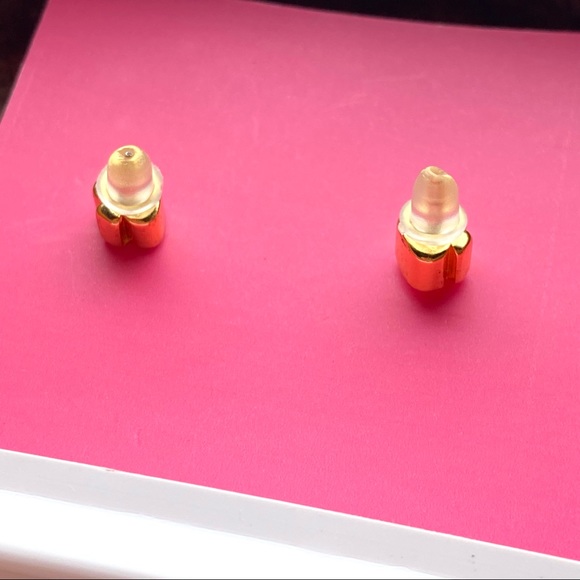 NWT Kate Spade Sparkly Stud Cubic Zirconia Crystal Heart Earrings - Picture 4 of 7